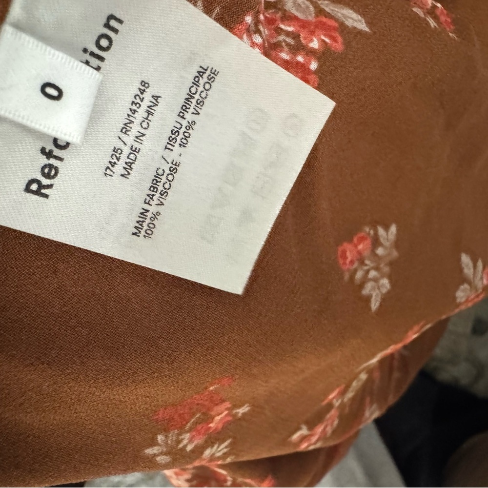 Reformation Arie Midi Dress Nona Floral Print - Picture 12 of 12